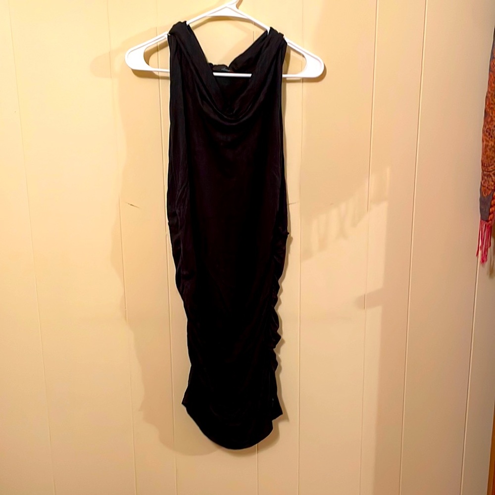 Very comfy cotton, black with silver sparkles dress